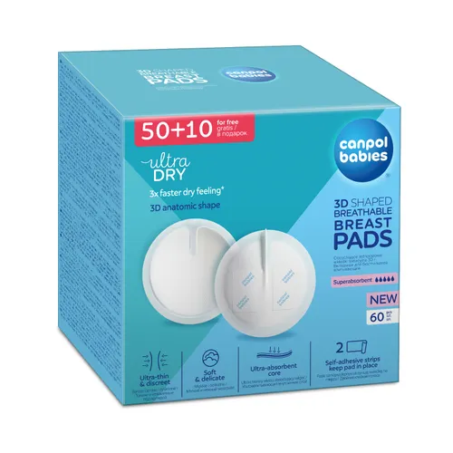 CANPOL BABIES Tampóny do podprsenky anti-slip 50+10ks