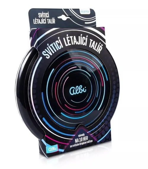 Svítící létající talíř