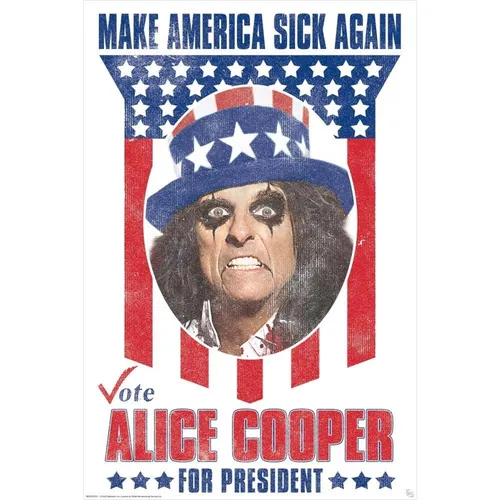 plakát ALICE COOPER - Cooper for President