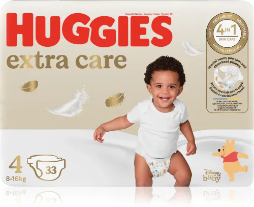 HUGGIES extra care 4 8-16kg 33ks