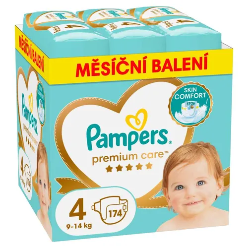 Pampers Premium Care vel. 4 Maxi (174 ks)