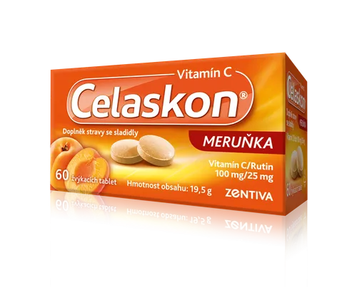 Celaskon meruňka 100mg tbl.60
