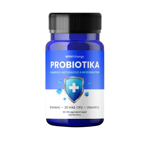 MOVIT ENERGY Probiotika - komplex laktobacilů a bifidobakterií 40 kapslí