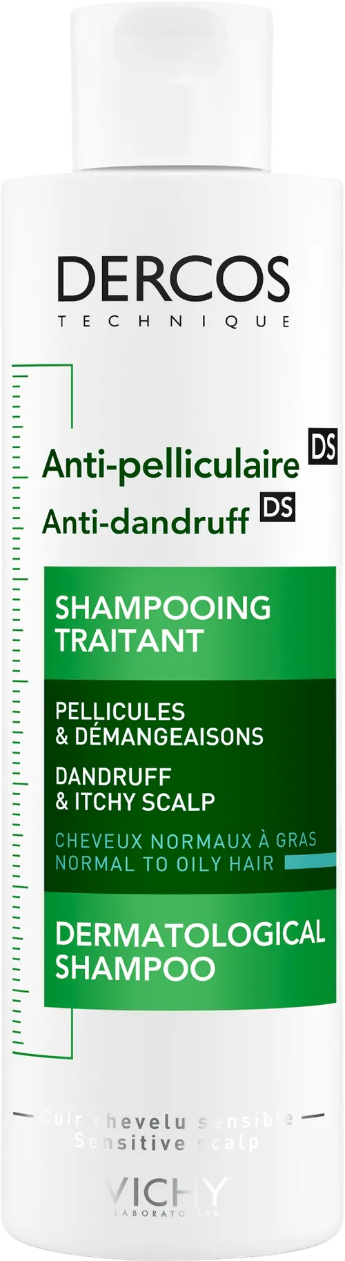 VICHY Dercos Šampon proti lupům normální až mastné vlasy 200 ml