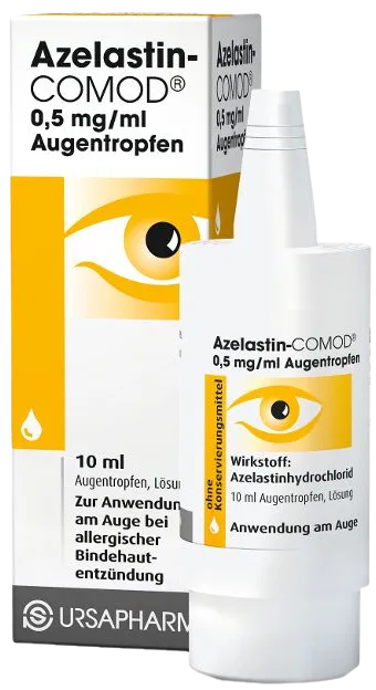 AZELASTIN Comod 0.5 mg/ml oční kapky, roztok 10 ml