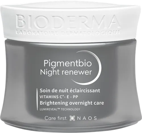 BIODERMA Pigmentbio Noční gel-krém na pigmentové skvrny a vrásky 50 ml