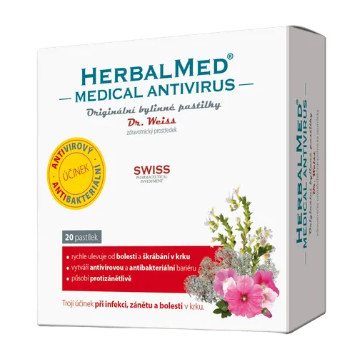DR.WEISS HERBALMED Medical Antivirus 20 pastilek