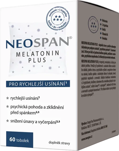 NEOSPAN melatonin plus 60 tobolek