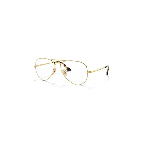 Ray-Ban Aviator Optics - Monture Doré Arista Verres Incolore 58-14