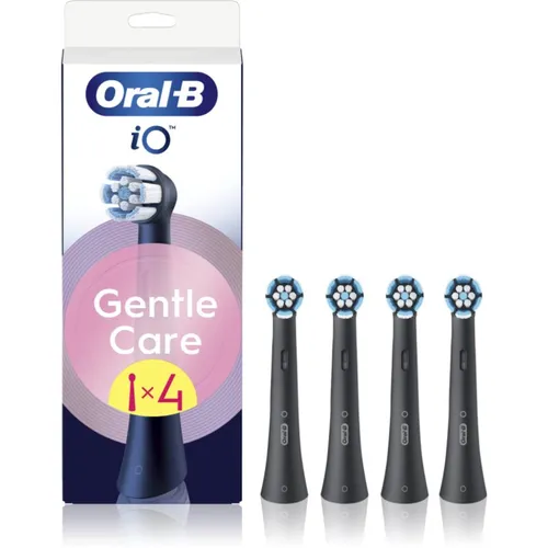 Oral-B iO Gentle Care testina di ricambio per gengive sensibili Black 4 pz