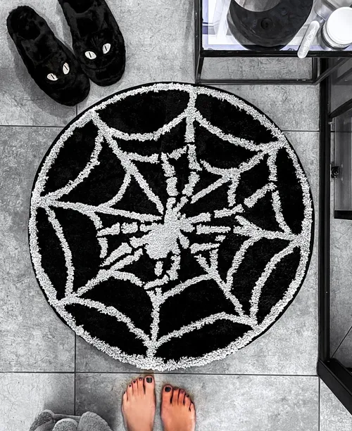 szőnyeg (fürdőszoba) KILLSTAR - Spyder Web - Black