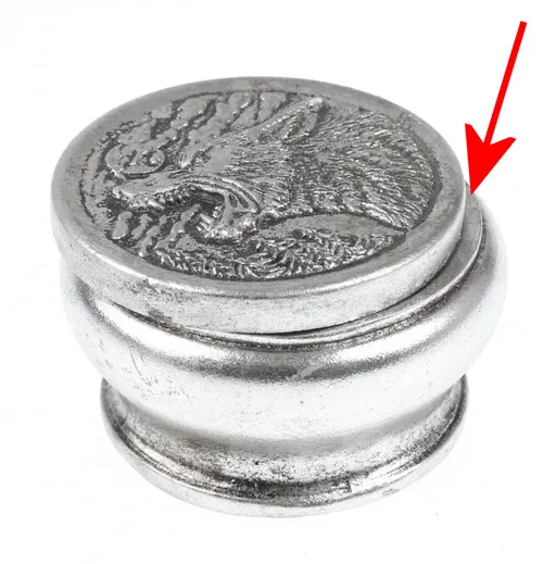 dekoráció (doboz) ALCHEMY GOTHIC - Wolf - SÉRÜLT