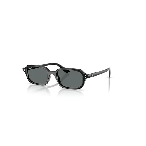 Ray-Ban Zuri Bio-based Zonnebrillen Zwart Montuur Grijs Glazen Gepolariseerd 49-19