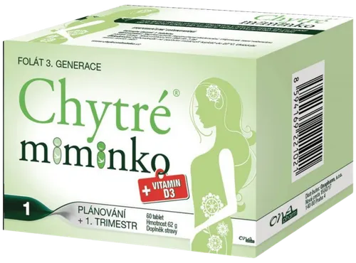 CHYTRÉ MIMINKO + Vitamin D3 60 tablet