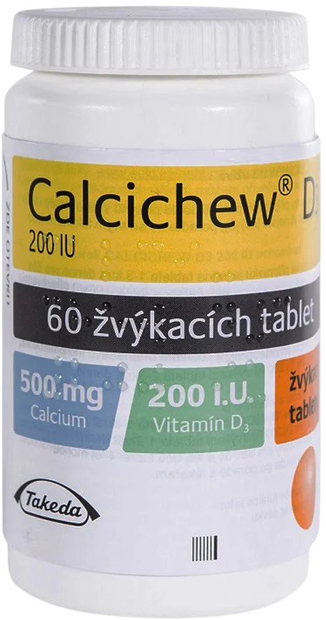 CALCICHEW D3, 500mg/200IU 60 tablet