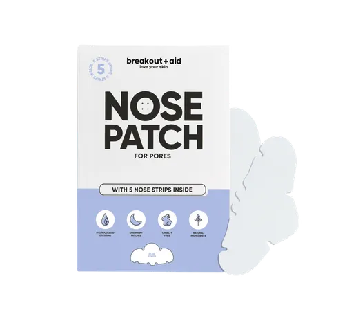 BREAKOUT+AID Čistící náplasti na rozšířené póry na nose 5 ks