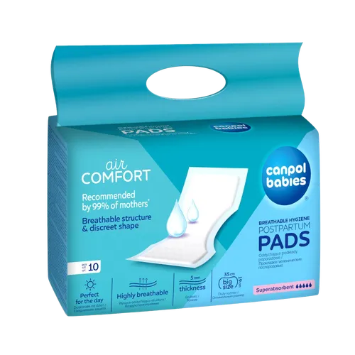 CANPOL BABIES Vložky porodnické superabsorbční 10 ks