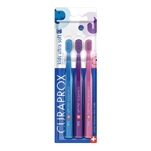 CURAPROX Dětský kartáček CS kids 4-12 let 3 ks