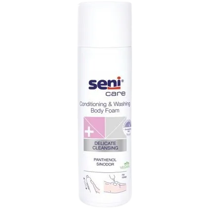 SENI CARE čisticí a ošetřující tělová pěna 250 ml
