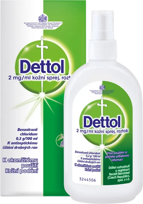 DETTOL 0,2 % Antiseptický sprej 100 ml