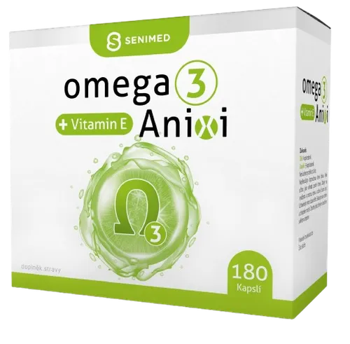 SENIMED Anixi omega 3 + Vitamin E 180 kapslí