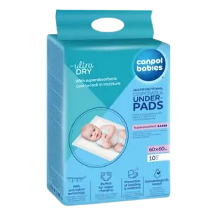 CANPOL BABIES Multifunkční hygienické podložky 60x60cm 10 ks