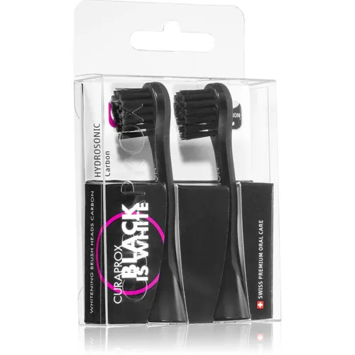 Curaprox Black is White Erstatningshoveder til tandbørste 2 stk.