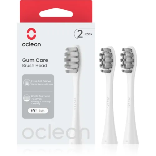 Oclean Gum Care P1S12 W02 Erstatningshoveder til tandbørsten Extra Soft 2 stk.