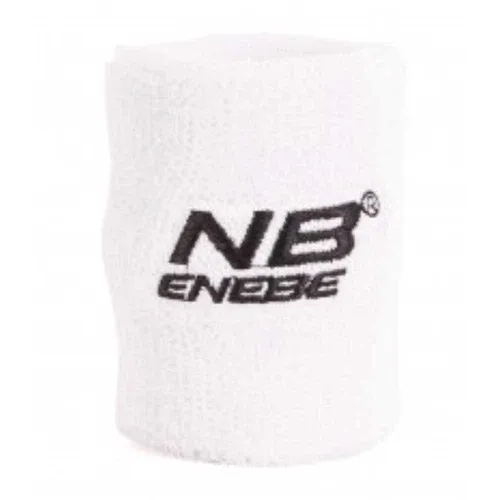 Polsino Enebe Bianco Con Logo Nero