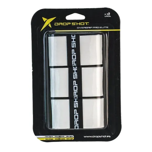 Confezione Da 3 Overgrip Drop Shot Pro Elite Bianchi