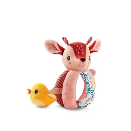 Lilliputiens Chrastítko Jelínek Stella a žlutý ptáček