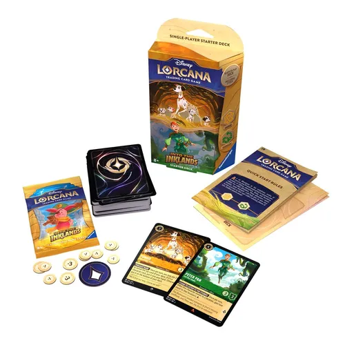 Ravensburger Disney Lorcana: Into the Inklands - Startovací balíček Jantar & Smaragd