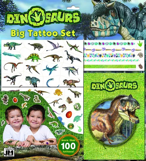 Velký set s tetováním Dino