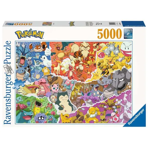 Ravensburger 16845 puzzle pokémon allstars 5000 dílků