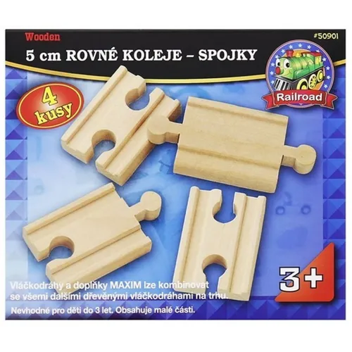 Maxim 50901 koleje rovné 5cm 4ks
