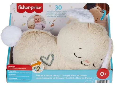 Fisher-price králíček se zklidňující hudbou, mattel hxg97