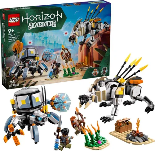 Lego horizon adventures 77037 aloy a varl vs. shell-walker a sawtooth