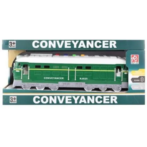 Lokomotiva 34cm, světlo, zvuk zelená