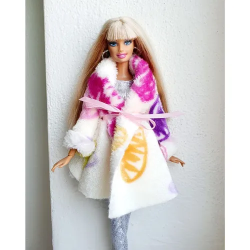 Lovedolls kabát smetanový barevný