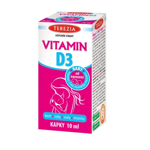 Terezia Company VITAMIN D3 BABY od narodenia 400 IU kvapky 10 ml