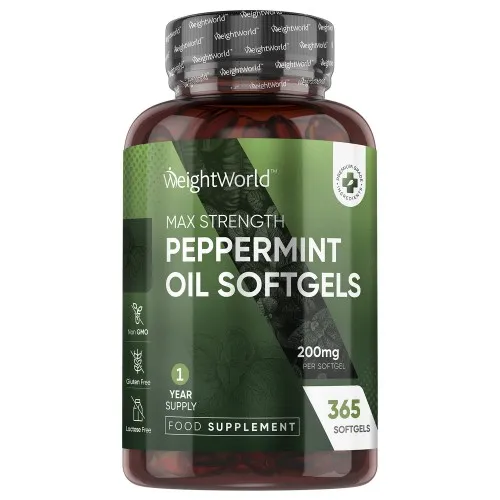 Köp Pepparmyntsolja Kapslar, 365 st l WeightWorld