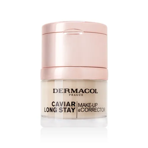 Dermacol Fond de ten cu efect de lungă durată cu extracte de caviar (Caviar Long Stay Make-Up & Corrector) 30 ml 1 Pale