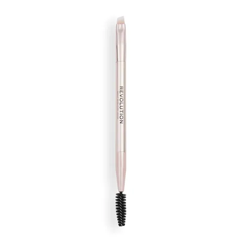 Revolution Perie cu două fete pentru sprâncene R1 (Define & Fill Brow Brush)
