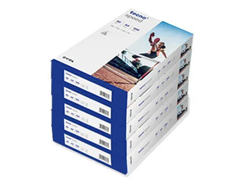 Kopierpapier - 1 Karton (5x500 Blatt) Farbe: weiß