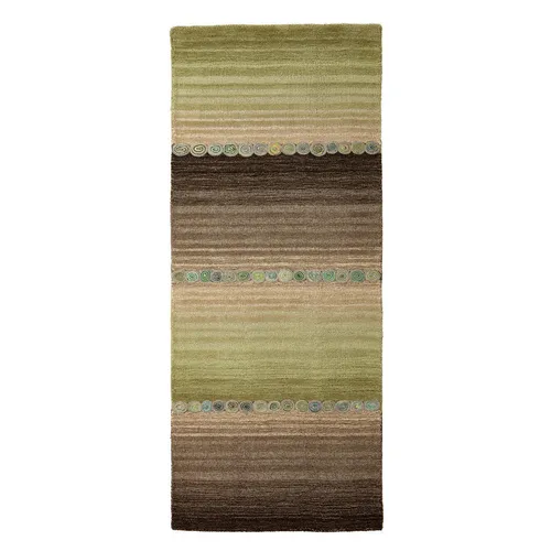 Cazaris ORIENTÁLNÍ KOBEREC, 80/300 cm, šedá, zelená