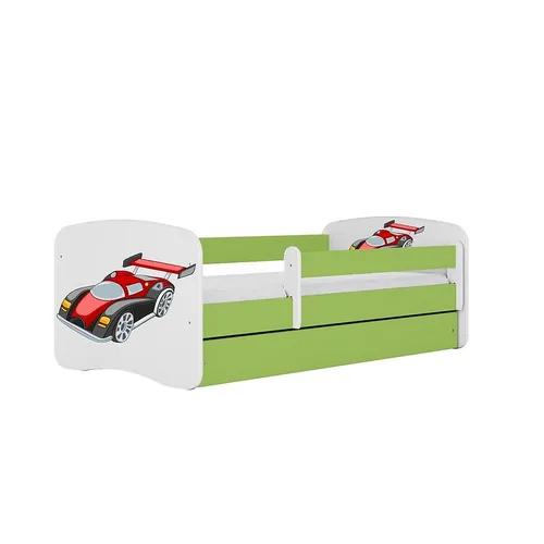 Detská Posteľ. Babydreams+Sz+M Zelená 80x160 Auto