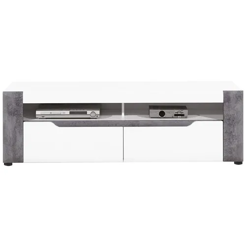 TV stolík Brando B01 Biela/Betón