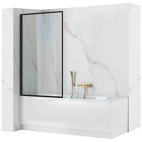 Vaňová zástena Lagos pohyblivý 70x140 black