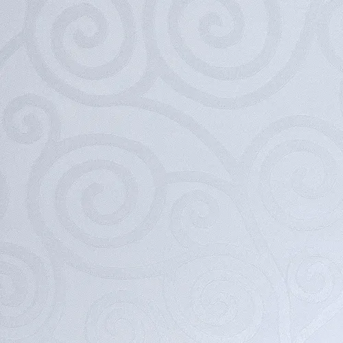 Obrus Slimák biela 160x220 cm ovál odolný voči škvrnám