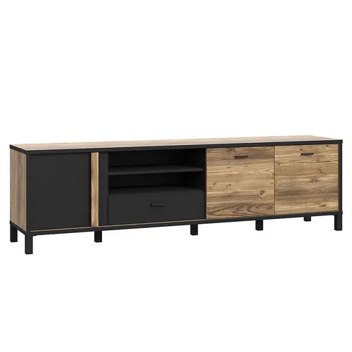 TV stolík Haruki Alpský Smrek/čierny